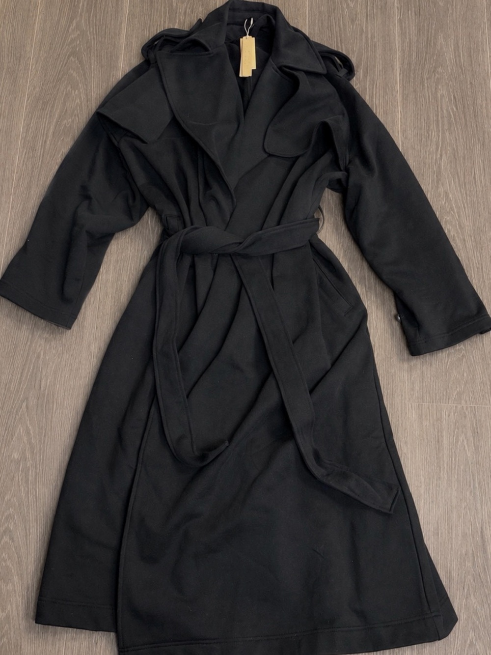 SKIMS Oversized Boyfriend Fleece Trench Coat